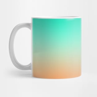 Green and Orange Ombre Abstract Pattern Mug